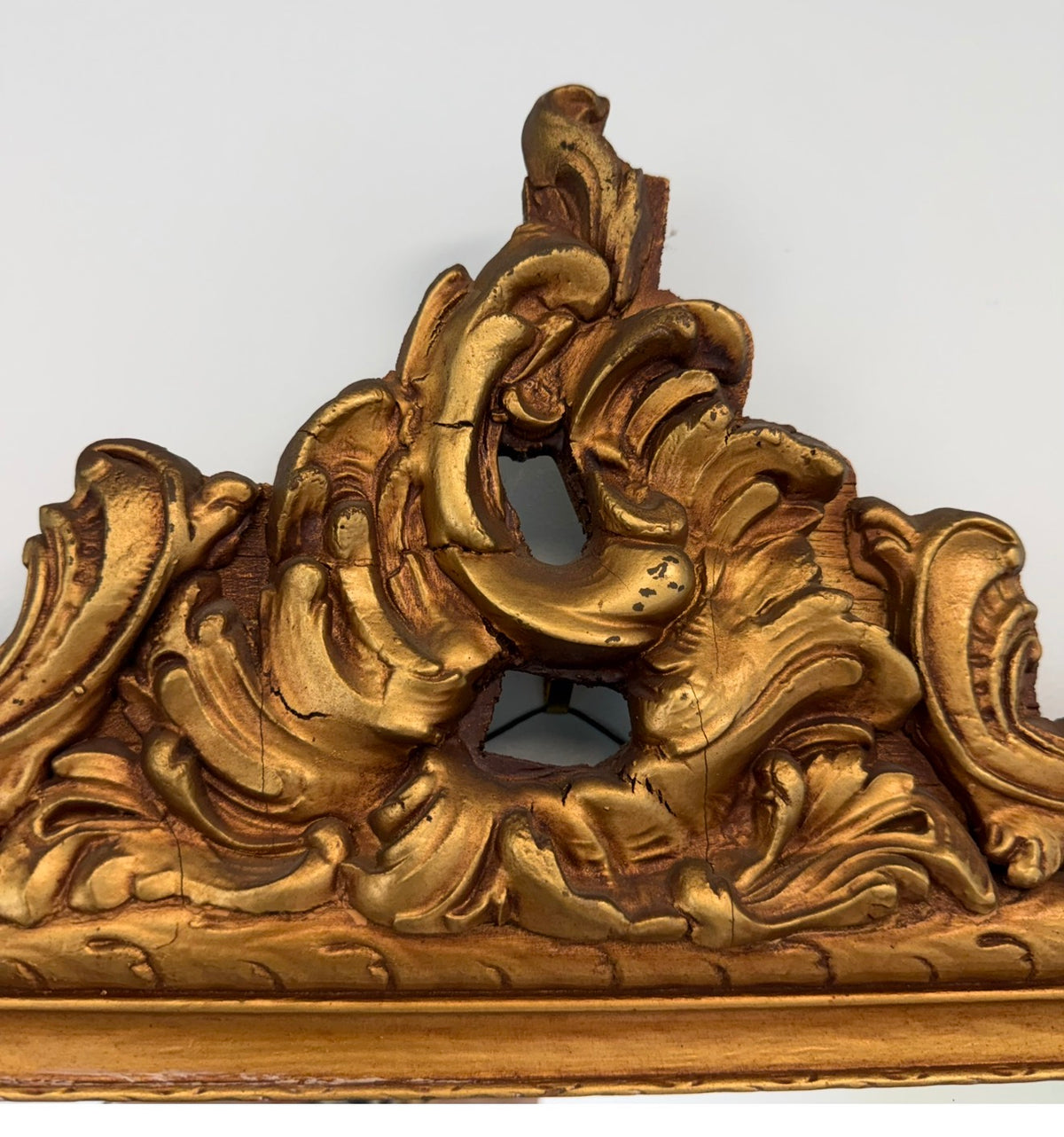 Antique Gold Gilt Ornate Rococo Mirror