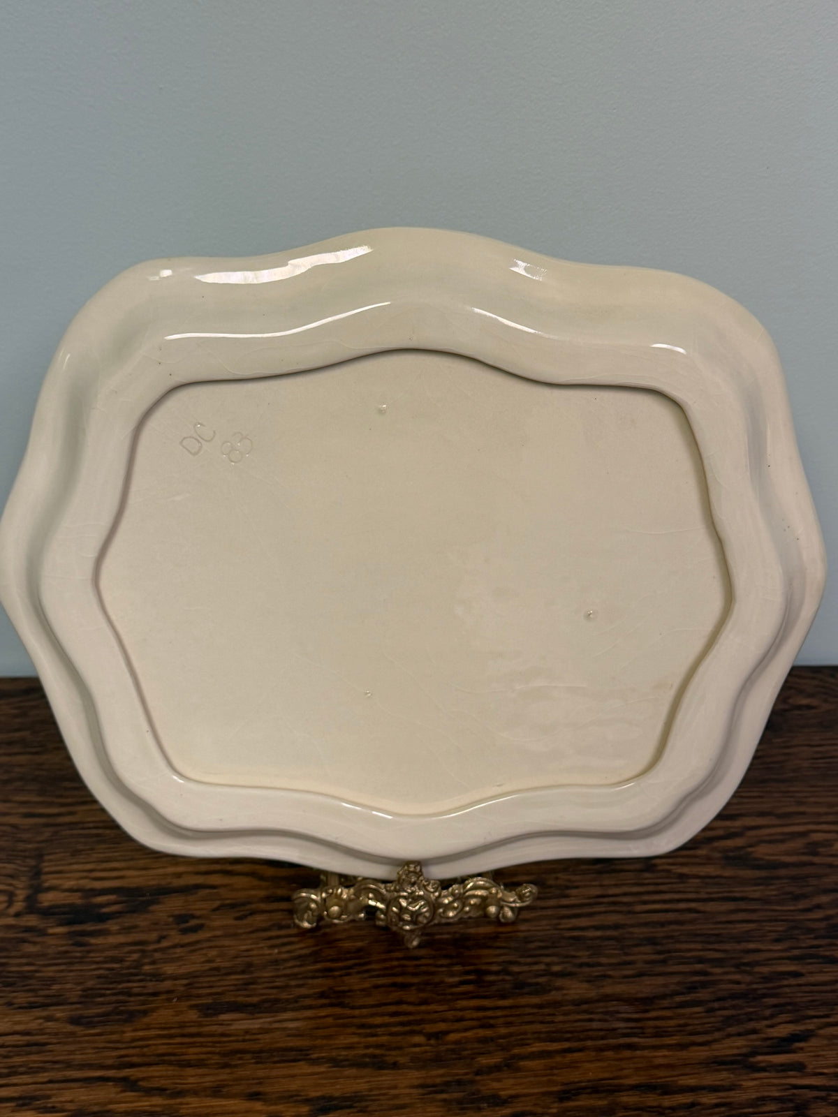 Vintage Asian Porcelain Geisha Scalloped Trinket Dish – Hand Painted Scenic Design